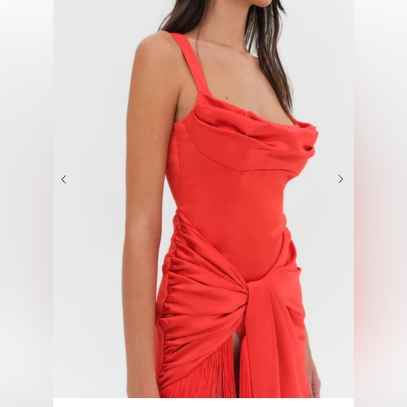 For Love and Lemons Anisa Fringe Midi Dress - Picture 5 of 7